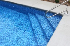 Inground pool stairs
