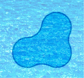 Lagoon inground pool