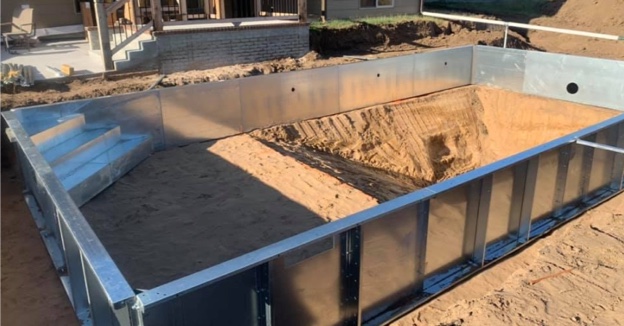 Polymer pool walls